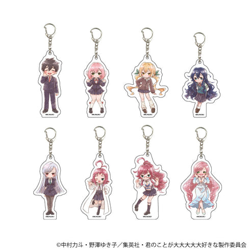 『君のことが大大大大大好きな100人の彼女』アクリルキーホルダー04/トレーディング(全8種)(グラフアートイラスト)